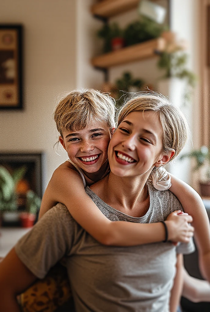  Hot 14 year old girl Sitting on the lap of a 14 year old boy