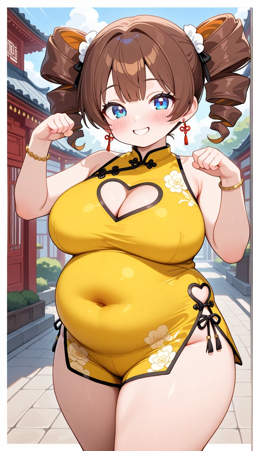 (masterpiece, best quality), 1girl, kisaki, grey eyes, black hair, hair bun, double bun, twintails, butterfly hair ornament, halo, huge breasts, side boob, see through china dress, black dress, sleeveless, dragon print, gloves, closed mouth, solo, cowboy shot, night sky, beach, hands on belly, contrapposto, spread armpits, looking at viewer, best quality, smile, pregnant, fullbody, stoic expression, office building, indoors, office, thigh gap