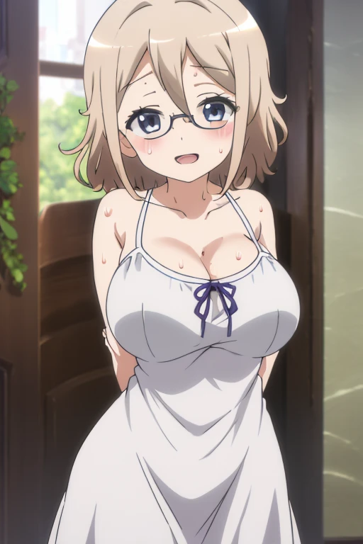 1girl, solo, pov,   sexy sexy lingerie bedroom,night, ,curvaceous face , cowgirl pose), masterpiece, , professional artwork, famous artwork, perfect face,(glowing eyes:1), beautiful face, intense look,Sakura, blonde hair, hair ornament, hairclip, excited face, curvaceous face  ,brown eyes,dark skin, glowing eyes,  big breasts, short hair, looking at the  viewer,   big thighs, sex body ,   sexy lingerie  ,sports shorts, cowgirl pose,
