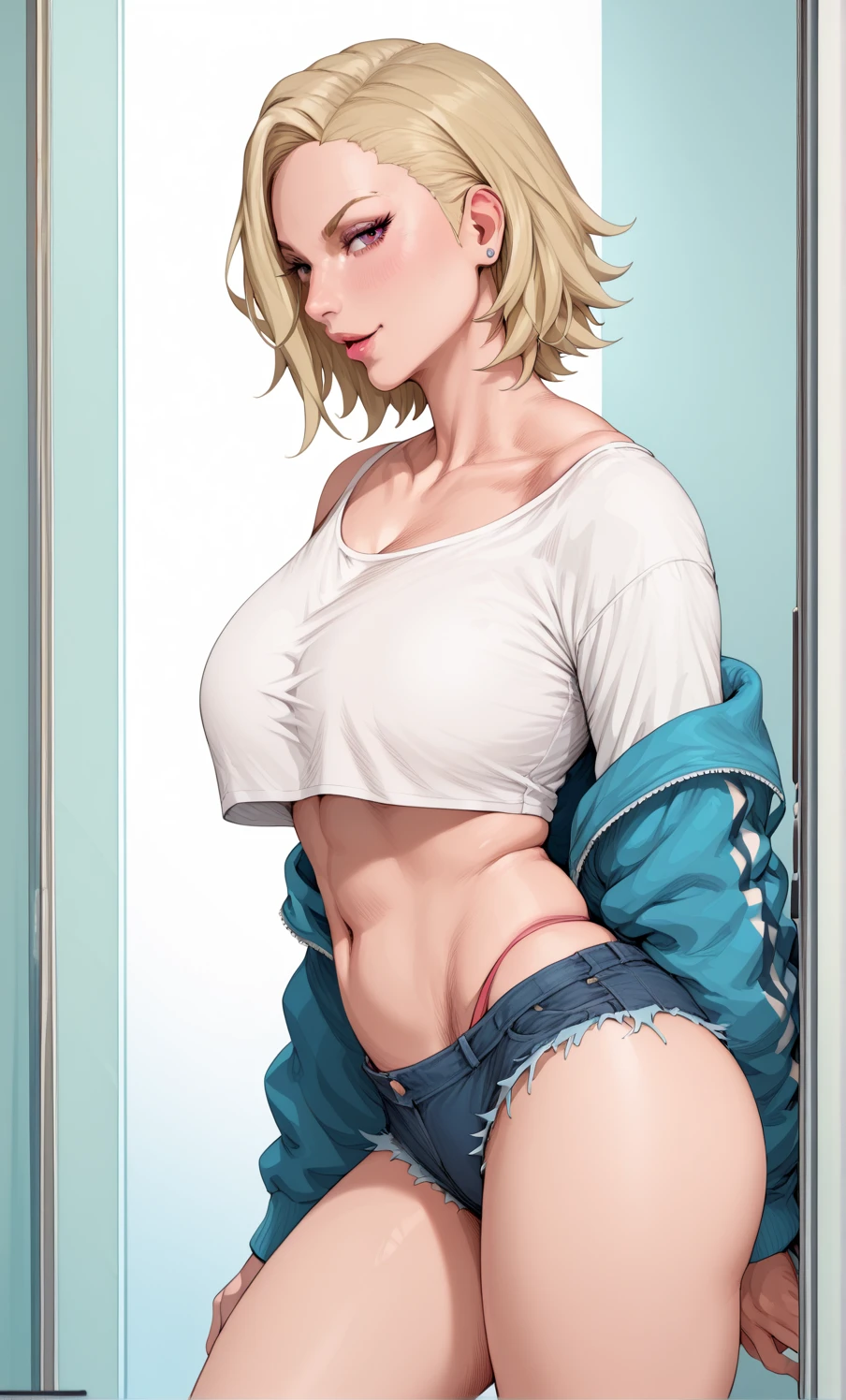 nsfw:1.5,((vaginal,sex,large_dildo,vulgarity,orgasm_face,hat,jacket,jeans,brothel)),((masterpiece:1.5,best_quality:1.5,ultra_detailed:1.5)),((blonde_hair,blue_eyes,pale_skin))