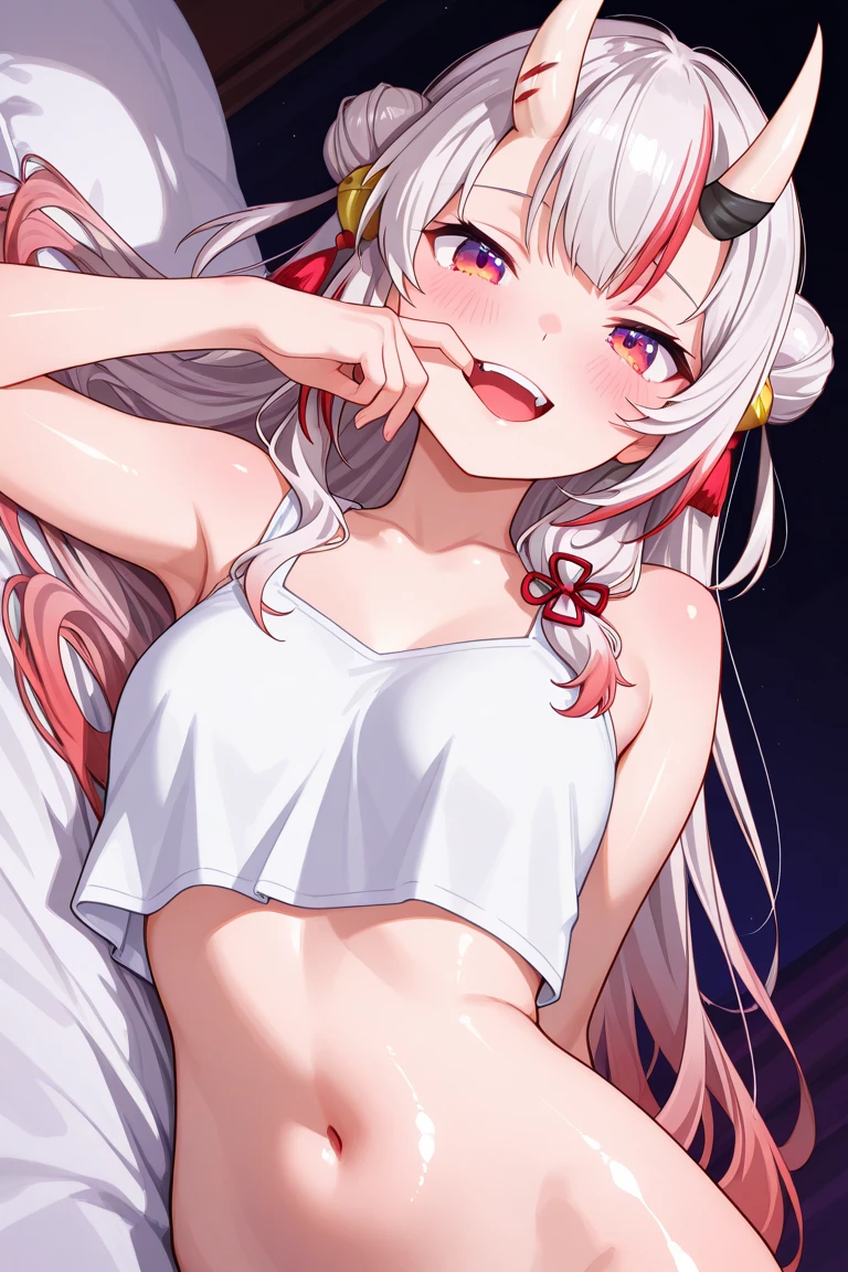 (Highest quality), (High resolution), (masterpiece), (Very detailed), One Girl, Cowboy Shot, One Girl,Shiro \(no game No life\),Long Hair,Gradient Hair, Ahoge, Hair flying out, Flat Chest, Silky skin, Shiny skin, blush,Heart pupil, Heavy breathing,(Put on the collar), Front view, (Bright saturation), Love juice drips from the crotch, In the park at night, On all fours, Lead extends from collar, (Masturbation), (Squirting),Masturbationをする, With their own hands, Fingering, orgasm,((Sex slave), (aphrodisiac), (trembling), With a happy face, Pulled by the lead