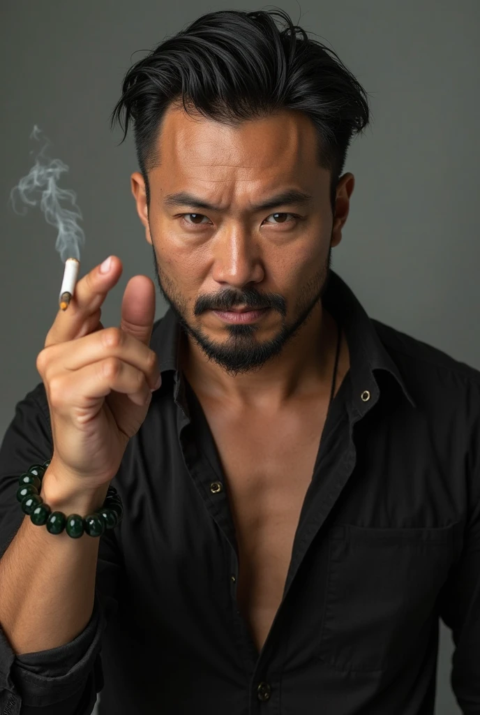 Roronoa zoro while smoking