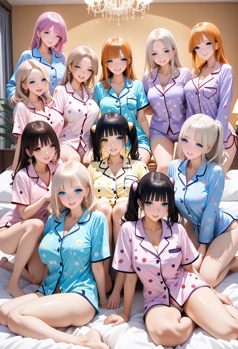 (Top quality illustrations:1.5), (Full color illustrations:1.9), (cute女の子4人:1.5), (Four 14-year-old girls:1.4)、(School classroom)、(Four Girls、Alongside), Lined up in parallel、Sit on a chair、Commemorative photo、Childish、cute、Gal、((((Small breasts))))、Slightly narrow waist、(Super delicate eyes:1.4)、Super sensitive tongue、Thighs、(((((nude)))))、((Beautifully drawn breasts))、(((Dark brown nipples)))、(((Areola of black color)))、Facing the viewer、Viewer&#39;s penis、(She was so happy that she cried out in agony.)、((With a smile))、(Viewer&#39;s penisを手で掴み口で咥える)、(Love your audience)、(Each girl has a different hair color)、((Black Hair、Blue Hair、Orange Hair、Brown Hair、Pink hair、Red hair、Blonde))、(short hair、Mid-length hair、Semi-long hair)、(Each girl has a different hairstyle)、(Straight Hair、Wavy Hair、Curly Hair、Bobcut、Twin tails)、(Good balance between face and body:1.7)、(Good balance of girl placement:1.9)、(adhering to the body(Saliva、Sweating profusely、A lot of water drops、A large amount of semen):1.6)、