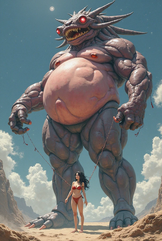 Horny super strong giantess slays sexy ladies、Anime Girl、Huge breasts、Full