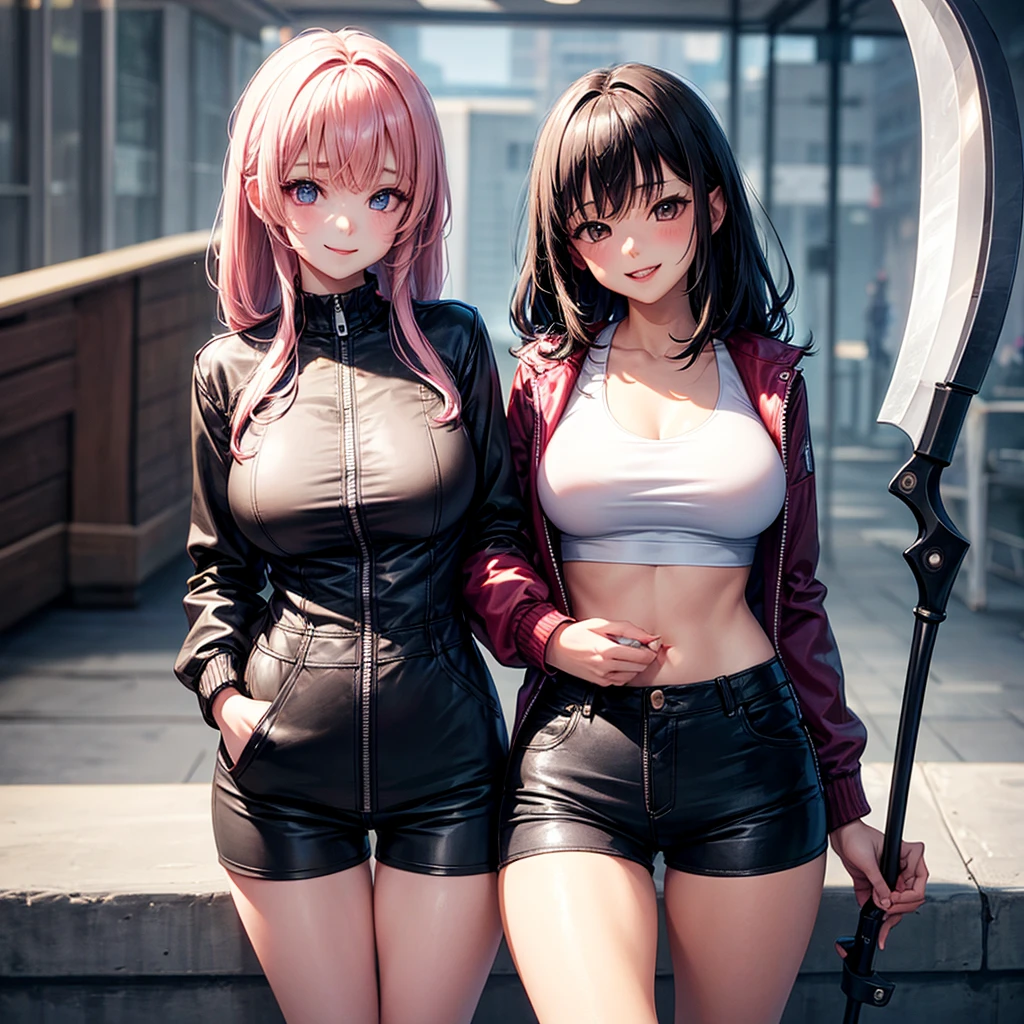 Sexy outfit The entanglement of two women Lesbian up