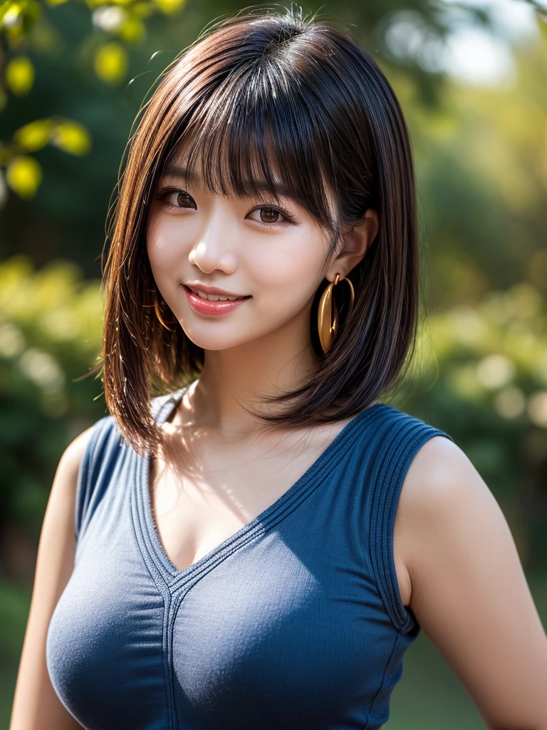(RAW Photo: 1.2), (Photorealistic: 1.4), (Best Quality: 1.4), Ultra High Resolution, HDR, 8K Resolution, Dreamy, Commentary, Landscape, (No Text), Solo Focus, (Detailed Eyes), (Detailed Face), (Detailed Clothing Features), Skin Tight, (Shiny Skin), (SLF) Mender), (Slim), (Beauty Face), 1 Boy, Virtual Girl Ren Young, bangs, black hair, blue eyes, earrings, loose shirt, smile, embarrassed, cute, look straight at the camera,