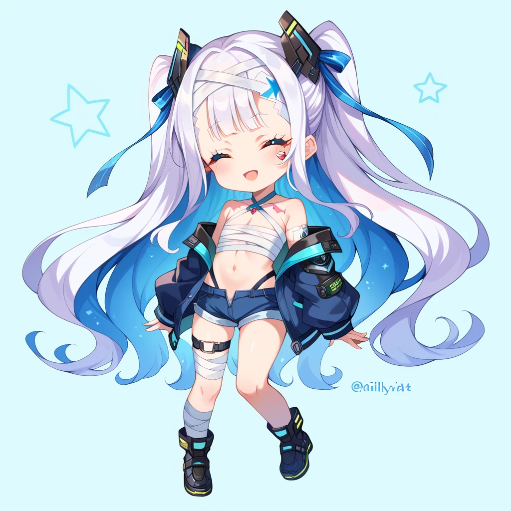 Super skillful anime illustration,Boxercise at the gym,
splatoon style,cute girl,white long Hair,shiny delta forehead,Bangs parted in middle of forehead,blue eyes,white battle suit,baby face,Octopus sucker-shaped headgear,open mouth,pregnant,sweat,((ecstasy face)),