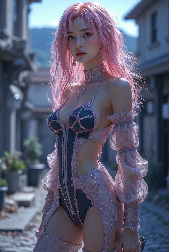 best image quality, 8K, master piece:1.3)), 2 girls, Beautiful woman with slender abs:1.3, (casual hairstyle, big breasts that are about to leak:1.2), shift dress:1.1, Extra-fine face, pink rose hair, ((underboob)),detailed eye, double eyelid,(BDSM:1.3),Transparent swimsuit at home, And its fullness, wet clothes, hyper hd, masterpiece, advanced details, high quality, Massut works 最high qualityの, 最high qualityの, hyper hd, maximum resolution, very detailed, beautiful skin, anime, whole body, thin, very cute, , braided hair, Lying, wide open legs, raised my feet, erotic lingerie, Semi-shedding, Half flows down, wet clothes,, Clothes visible at the tip of the chest, Sweat, lightly dressed, clothes with a see-through tummy, under bust, embarrassing, blush, kneel down, profile blowjob, on her hands and knees, spread the thighs, sexy pose, kneel down, sexy maid dress, blush, Fishnet Outfit