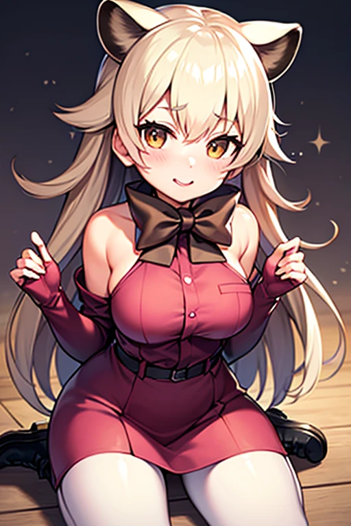 Naughty woman 、16 years old、Long Hair、Blonde ponytail、plump breasts、slender、masturbation、alone、anime, Twinkle smile, pale blue eyes、