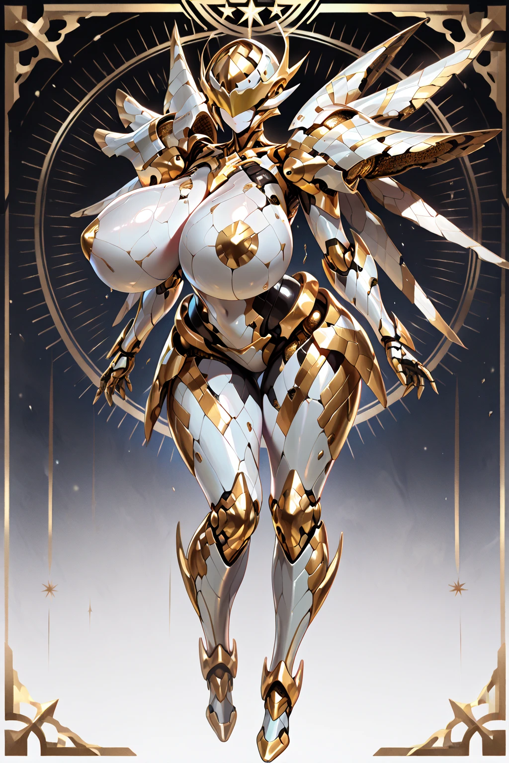 (NSFW, Top-quality, Super high resolution, Masterpiece, Highres, 8k, UHD, Detailed lighting, Shaders, Realism, highly detailed CG illustration), 1girl, Solo, (The ultimate beautiful girl, Very beautiful face), ((an extremely delicate and beautiful)), cinematic light, ((1mechanical girl)), The most beautiful platinum blonde hair in the world, (cowboy shot:1.2), (machine made wings, machine made joints:1.2), ((machanical limbs)), (blood vessels connected to tubes), ((mechanical cervial attaching to neck)), (Big breast, Voluptuous, Plump, Chubby, Thick thighs, Big ass), Glowing big beautiful light blue eyes, expressionless, (wires and cables attaching to neck:1.2), (wires and cables on head:1.2), (character focus), science fiction, extreme detailed, colorful,highest detailed, loongs, fengs, (Cyber punk background, From front, Close-up:1.2)