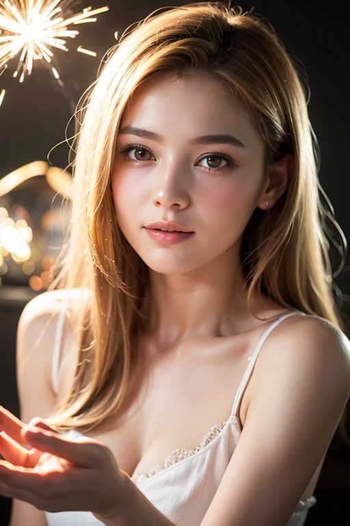 Beautiful girl modern fashion drinks coca cola, Cinematic,8K resolution, Soft lighting,Ultra-detailed skin and hair texture, eye,nose, Mouth has realistic details,Blonde　
underwear