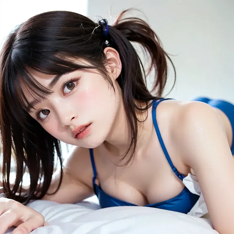 NSFW, 8k, High-level, absurd, masterpiece, best quality, primitive, very detailed CG, very detailed wallpaper, perfect lighting, Extremely detailed (((The personifying " Kaoru Yachigusa " as a Little Girl))), MysticSight, Tyndall effect, Tyndall scattering, Studio gray background with (many Dazzling RainbowColor particles BokeH:1.28), (RoundlyButts, ThighGap), (Exposed:0.4), (Assfocus with looking ahead), BREAK (NOGIZAKA face variations) Extremely Detailed very KAWAII face variations, perfect ???????, Childish, captivating gaze, elaborate detailed Eyes with (sparkling highlights:1.28), long eyelashes、Glossy RED Lips with beautiful details, Coquettish tongue, Rosy cheeks, Radiant PearlSkin with clear transparency . { (Dynamic LifeLike expressions:1.4) | :d) }, (large eyes:-1) .