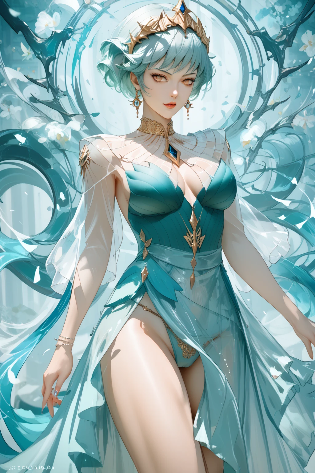 ((best quality)), ((masterpiece)), (detailed), 1 fairy girl, off-shoulder sweater, a fairy, fairy girl, winged pixie girl, girl fairy, various different types of insect wings, small breasts, NSFW,tentacle-like vines, Covered with tentacles, encoiled by tentacles, Tentacles around the body, many tentacles, captured by tentacles, bound by tentacles, trapped by tentacles, Fine details,Tentacled,Tied with tentacles, roaming tentacles, drooling,Crying,horrified expression, panic, fight for survival, helplessness, Detailed body,Full limbs,NSFW, being pulled into a flower, wild environment, jungle, terrifying floral environment, horrific nature, predatory flora, fairy catcher, fairy trapper, fairy catcher plant, tentacle-like vines, fairy trapper-plant, fairy catcher flower, tentacle-like vines, fairy trapper-flower inspired by carnivorous plants; a plant occupying the equivelant evolutionary niche as a spider would
