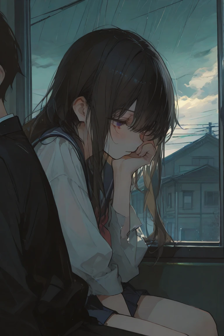 Nipples、Raped by a male Yankee、Being bullied by delinquents、Being forced to give a blowjob to a man、Dick、Covered in semen、Many large bruises、Girl、Girl、Short、Younger、Lower school year、Baby Face、flat chest、Watery eye、Marks of being beaten、Violence、Scared、At elementary schools, parks, homes, etc.、Bandage、Clothes that expose a lot of skin、No dialogue、Dynamic Angle、masterpiece、best quality、ultra-detail、scar、My hair is messy、scream and ask for help