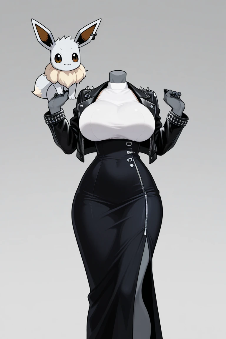 (masterpiece), (best quality), finger_one piece, 1 woman, alone, long hair, chest, large chest, Gloves, split, green eyes, blue hair, whole body, pants, high heel, assembly, lipstick, revealing clothes, Curly hair, hands on hips