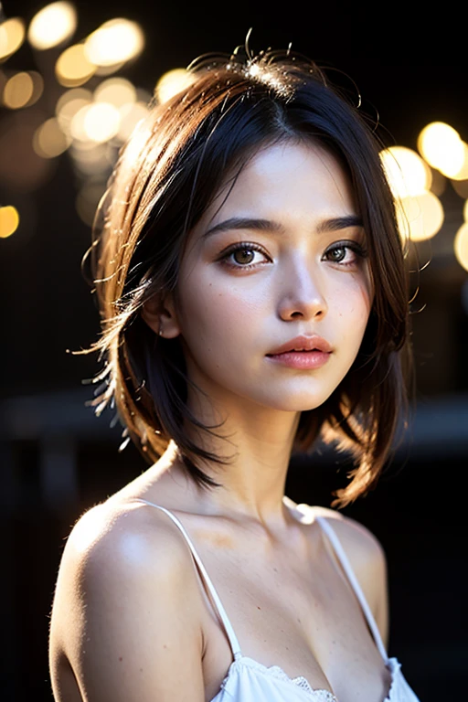 (8k, foto RAW, melhor qualidade, obra-prima: 1.2), ultra detalhe, Super Resolution, (realista, foto realista: 1.37), retrato, foto de cor RAW de alto detalhe, foto profissional, extremamente detalhado e bonito, extremamente detalhado, papel de parede 8k, amazing and detailed, tamanho de arquivo enorme, arte oficial, altamente detalhado CG unidade de papel de parede 8k, menina bonita ucraniana altamente detalhada, rosto altamente detalhado, olhos altamente detalhados, pele altamente detalhada, dedos altamente detalhados, nariz altamente detalhado, boca detalhada muito detalhada, anatomia perfeita, fundo altamente detalhado, roupas altamente detalhadas, 1girl, (20:1.2), 20s, menina bonito, corpo realista, pequeno, pele clara, pele brilhante, corpo magro, corpo bonito completo, cabelo preto, cabelo comprido, sorriso, bonito, jovem, rosto bonito, rosto realista, olhos delicados, olhos normais, lingerie, preto detalhado, brincos, olhando para o espectador, frente de frente, standing posture, Contraposto, dynamic lighting, seios pequeno, a person with a head, e corpo inteiro, Detailed standing