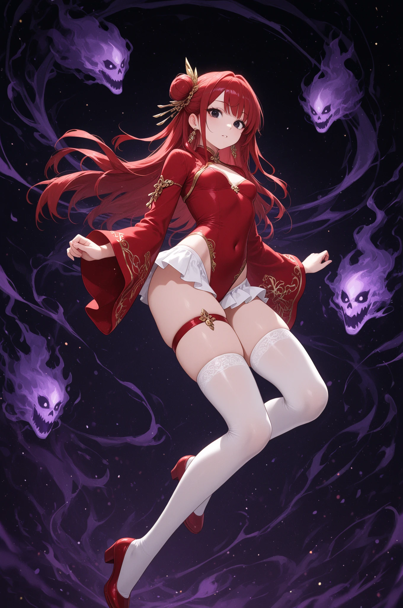 1girl, solo, aru_\(blue_archive\),armpits,solo,gloves,breasts,long_hair,halo,white_gloves,red_dress,horns,necklace,pink_hair,jewelry,bangs,side_slit,strapless_dress,brown_eyes,jacket_on_shoulders,
((transparent background)), 8K, HD, HDR, masterpiece quality, ultra-detailed, realistic, vibrant colors, (portraits, anime, concept artists), warm color tone, soft and natural lighting.