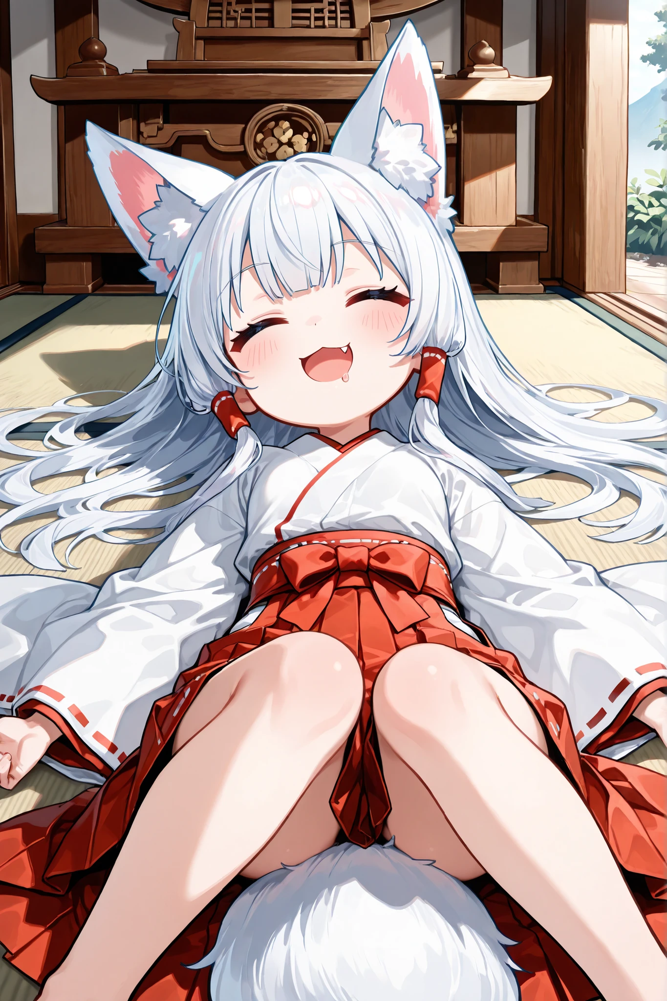 nsfw, (completely nude:1.5), 1girl, (female masturbation:1.5), pussy, clitoral hood, clitoris, labia, Hairless Pussy, (spread vagina:1.5), breast, medium breast, spread legs, knees up, squatting, on back, on bed, soles, vagina, anus, spoken heart, (from below:2.0), embarrassed, orgasm, (shivering:1.5), animal ears, cat tails, (masterpiece:1.5), best quality, perfect anatomy, dynamic lighting, character focus, close to viewer, closed eyes, open mouth, airani iofifteen, paint splatter, paint splatter on face, hair ornament, hairband, single side bun, long hair