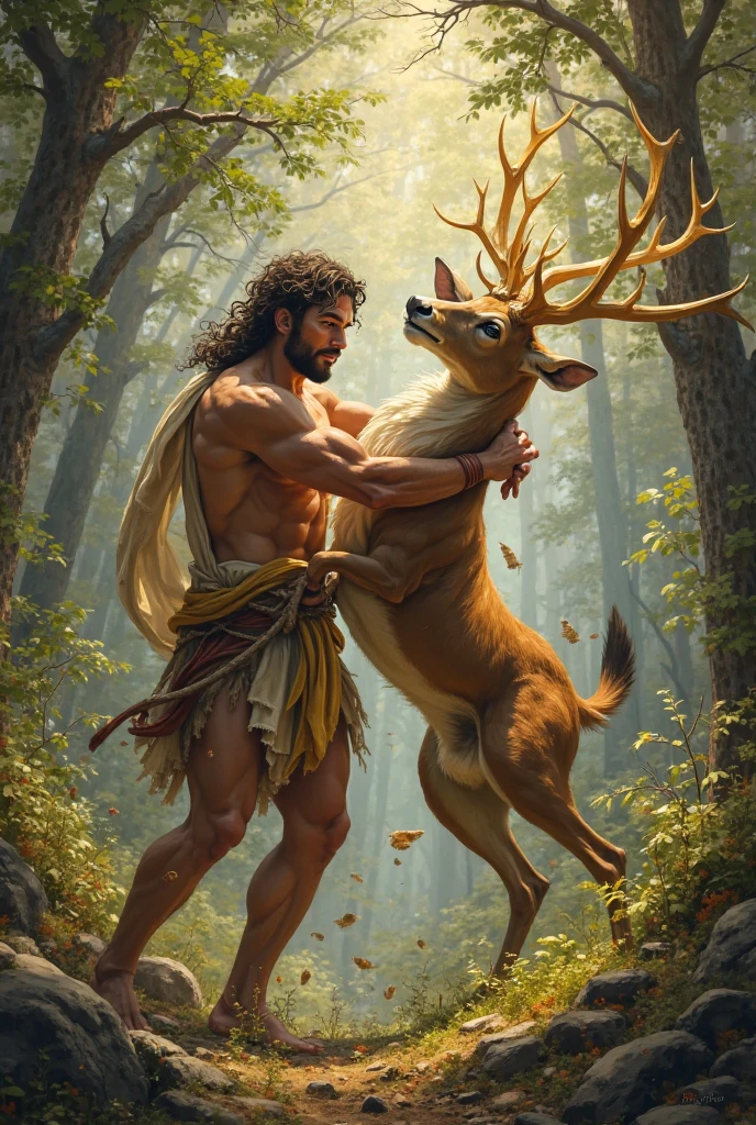One day, while Adonis was hunting, A wild boar attacked him and seriously injured him.. Aphrodite came running,
