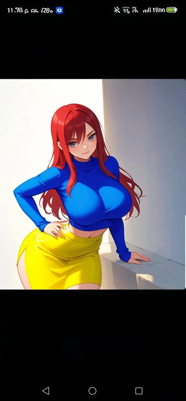 Kushina, prostitute, best quality: 1.1, 1 girl, (blue eyes), detailed blue eyes, well-aligned eyes, extremely detailed face, blushing cheeks, perfect face symmetry, smiling, embarrassed, (sexy nurse clothes), BREAK intricate details on hands, intricate details on fingers, (very huge) breasts, crimson hair, detailed hair, long hair, defined figure, thick muscular legs, small defined waist, (very voluptuous body), (very muscular body), lascivious woman, nymphomaniac woman, dynamic pose, Interacting, (whole body perspective)