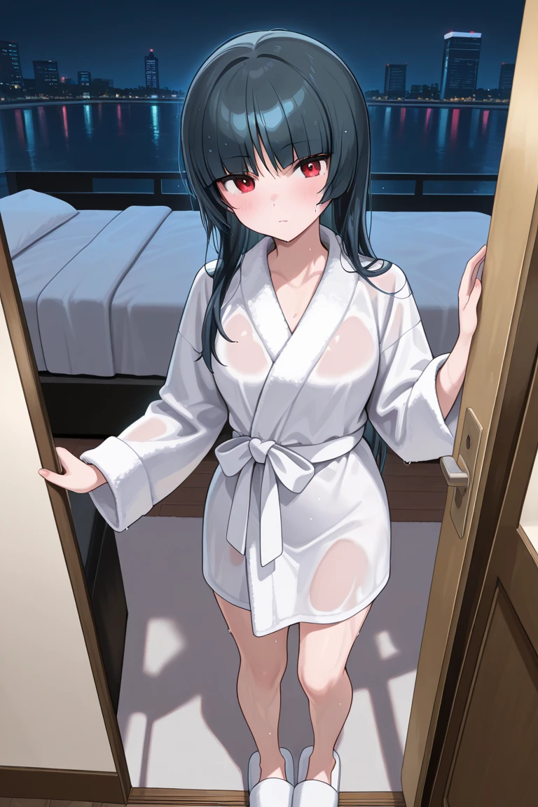 In underwear、Rope makeup、yukata
