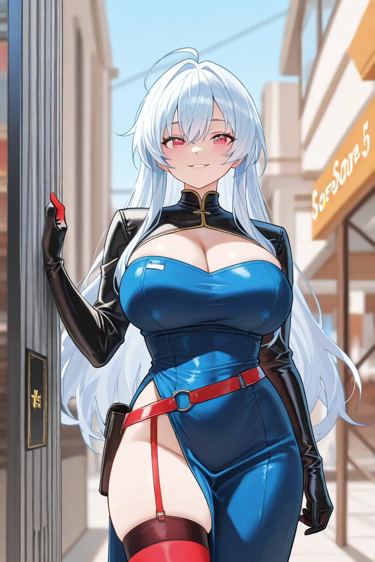 Gaze, smile, Large Breasts, Sexy Criminal