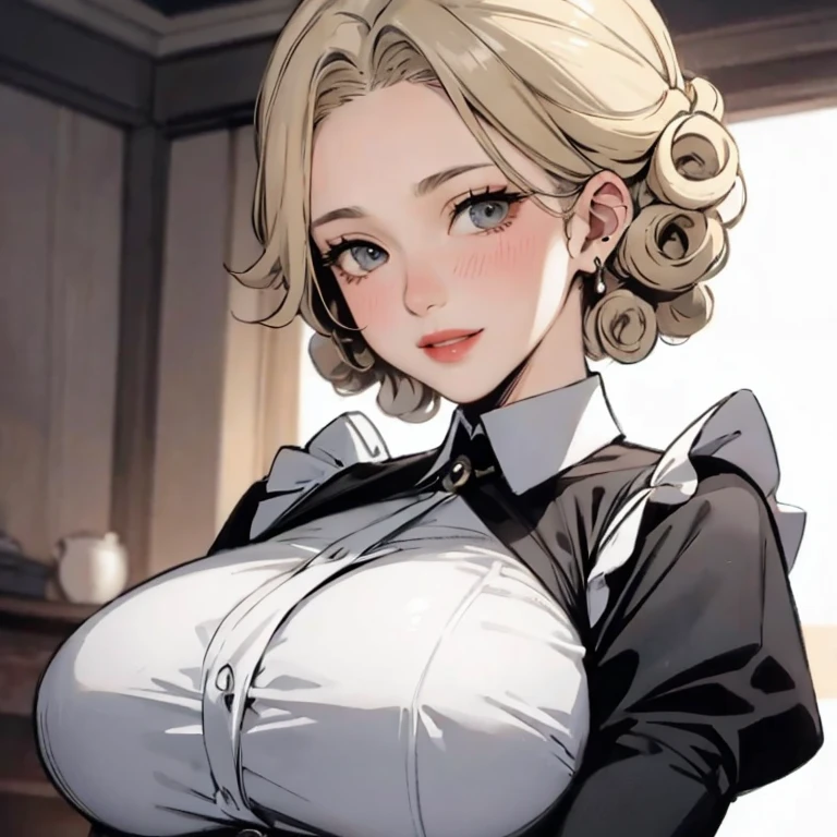 (masterpiece), best quality, Ultra Detailed, Perfect hands, Perfect legs, Delicate eye expression, 1 girl alone,, whole body,maid(Black, mini skirt),maid headdress, skirt lift, at midnight, 客厅Walk廊(hidden, Only candles are glowing), Walk,,Squint your eyes, Smile, (Huge Breasts). ((((Cleavage)))))8k, Ultra Detailed, Fair and aesthetic, high quality, Fair, masterpiece, best quality, Everlasting, Lean over, glowing skin, Sticking out tongue of mouth, blush, Sexy body, definition, Perfect eyes, Sticking out tongue, blush, Strabismus,(eyes filled with tears, Saliva residue), The hem of the skirt is wet, Brushed, photography, 8k, HDR, high resolution, absurd:1.2, Kodak Portrait 400, Film Grain, Blurred background, Bokeh:1.2, lens flare, (Full of energy_color:1.2),专业photography师