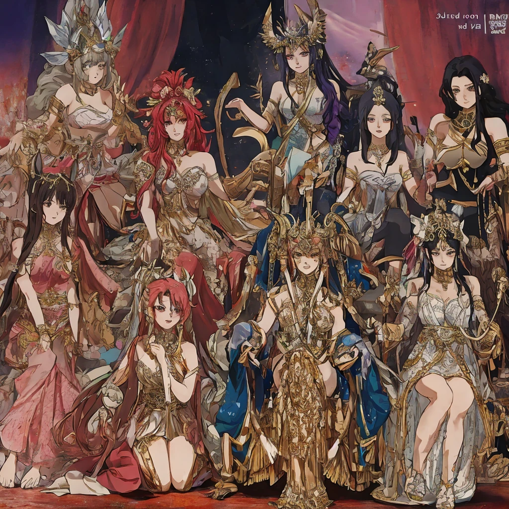 (otherworldly, otherworldly atmosphere, otherworldly appearance), highly insanely detailed, masterpiece, top quality, best quality, highres, 4k, 8k, RAW photo, (long_hair, long hair), collar, earrings, jewelry,
(random colors cloth, random colors hair, random long hair, dynamic hair, glowing hair),
long hair, eyelashes, eyeliner, makeup, hair over one eye,
(dynamic pose), (dynamic weather),
Thaidress,
<lora:40_Thaidress:0.7>,
(smiling at viewer), (fantasy world)