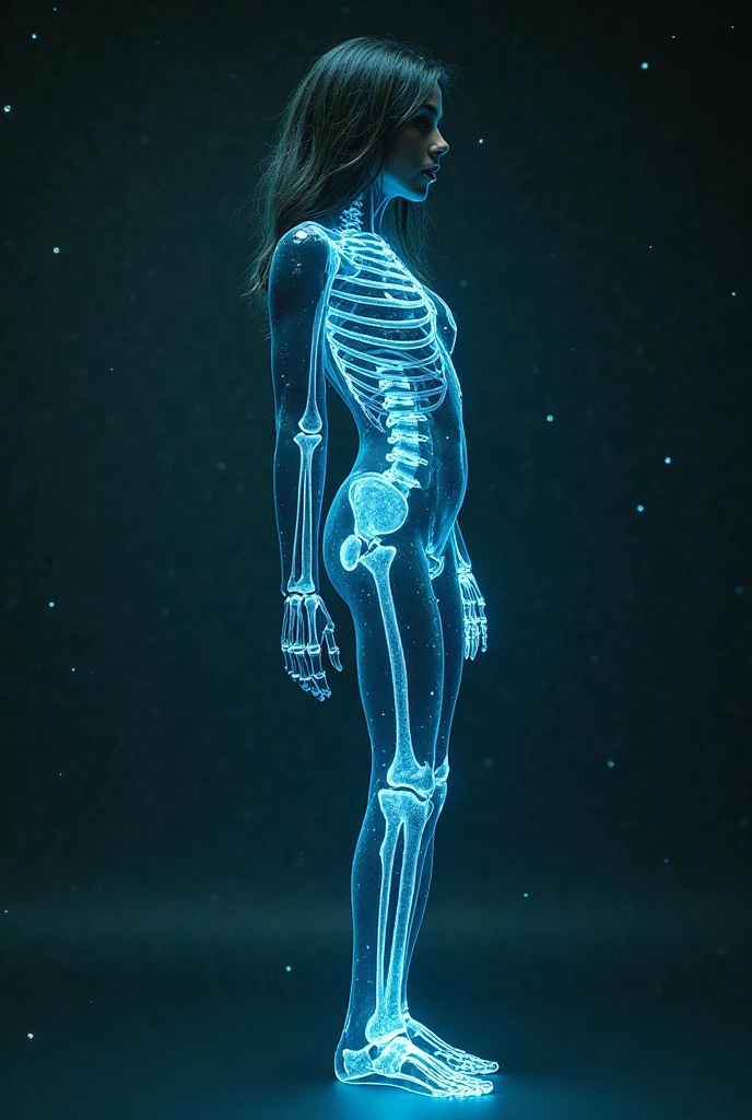 woman arms behind head, body leaning forward slightly, legs crossed, thoughtful and relaxed body language, wearing rubber gimp suit, grotesque, abstract, x-ray art, <lora:DeconDada-000008:1.6>