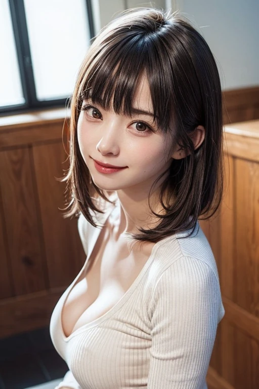 ((garden))、gardenでバイクに乗っている、smile、Laugh with your teeth showing、Sticking out tongue,へにょへにょしたsmile,Smile,Ultra-Realistic Capture, Extremely detailed, High resolution 16K close up of human skin. Skin texture should be natural, Enough detail to finely identify pores. Skin should look healthy, With even tone. Use natural light and colour,Healthy Beauty,Refined body,Good Style,short hair 、Shot on a Sony Alpha 1 camera,