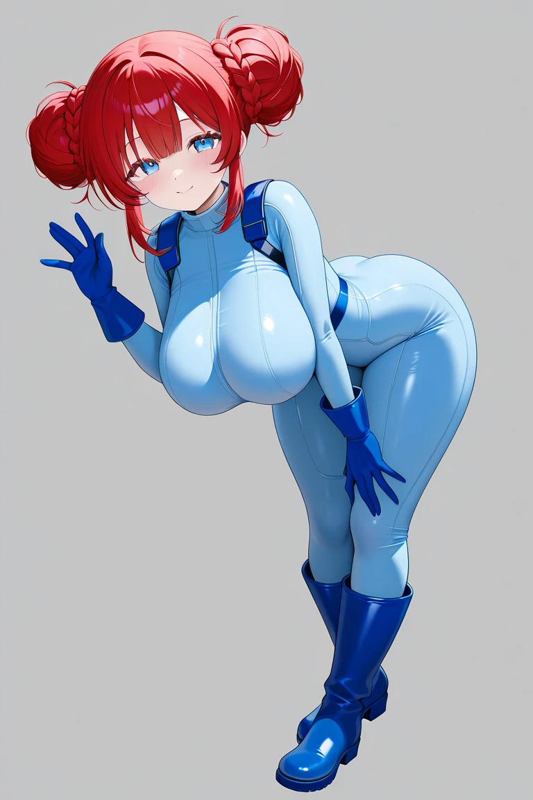 score_9,score_8_up,score_7_up, source_furry, Krystal from Star Fox, naked, thigh focus, one hand on hip, pussy focus, cropped, furry body, white background, wet pussy, 