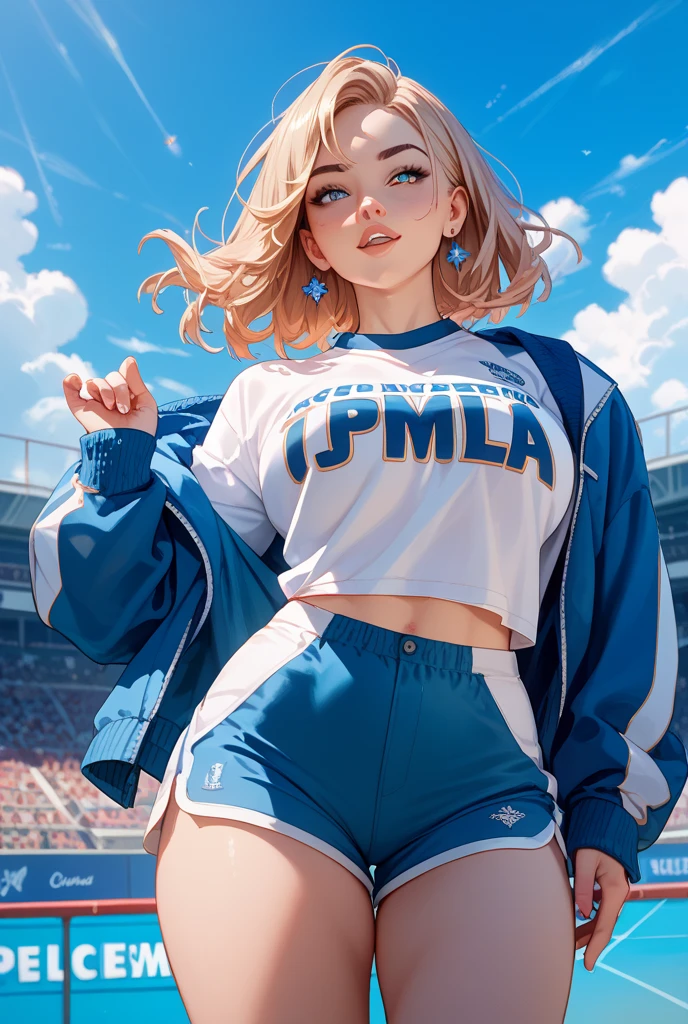 A stylish one-man design space background full of bubbles fluffy feeling summer sports T-hug space background Cyberpunk ((white sea blue: 1.3) + (fashion: 1.1) + (trendy: 1.2)), (nike logo), (corona rendering), ((summer sports t-hu concept + concept art design): 1.3), (8K: 1.3), (2:3 aspect ratio + warm color Q2), (750 pixels), ((fashion elements) :( 1.1+ White navy blue T-shirt blends with fashion elements)), (Dynamics: 5)