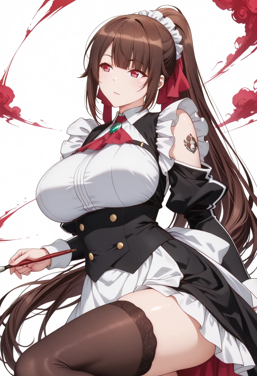 score_9, score_8_up, score_7_up, source_anime, game cg, harunakainiKC, long hair, skirt, hair ornament,thighhighs, hairband, detached sleeves, japanese clothes, hairclip, red skirt, headgear, ribbon trim, nontraditional miko, ribbon-trimmed,parted lips,standing up, jail,in the jail, ,(arms behind back:1.5), bound arms, Red rope, blushing, , gag, gagged, bit gag, shibari, bondage, close ups, absurdres, solo,panties,vibrator_under_panties,spread legs,pussy, pussy juice ,vaginal object insertion, large insertion, arms bound, Confined,Red face, prison( Woman in the center of the room),in the jail,(arms behind back:1.5),dark background,blindfold