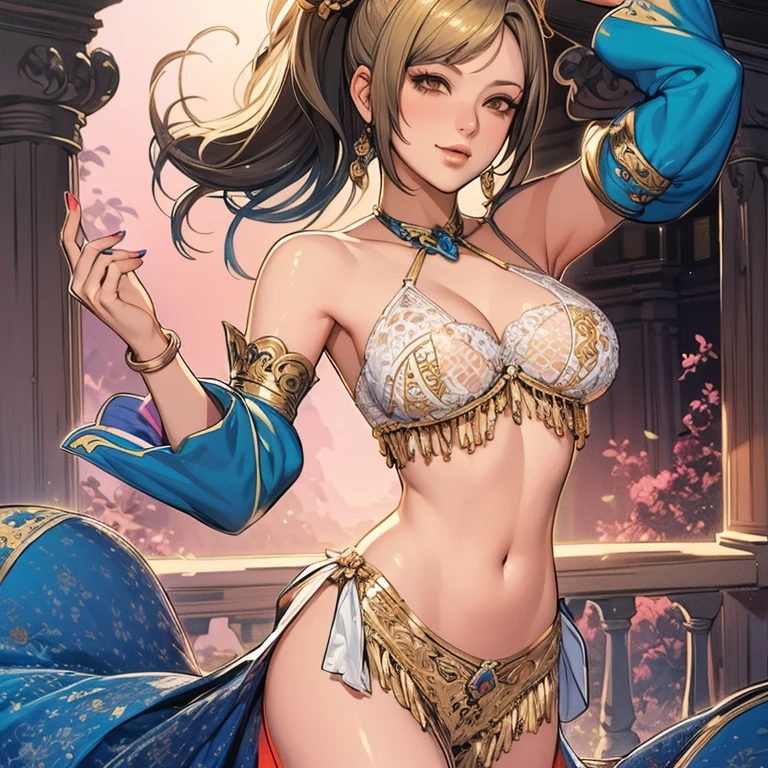 (1girl:1.3), 独奏, (((very vey very detailed face))),((very detailed eyes and faces))),beatiful detailed eyes,Body parts__,offcial art,ultra-detailliert,Beautiful and beautiful,big breasts beautiful,tmasterpiece,best qualtiy,primitive,tmasterpiece,ultra fine photos,best qualtiy,超高分辨率,photorealistic realism,rays of sunshine,full-body portraits,stunningly beautiful,,dynamicposes,delicated face,vibrant eyes,(from the front side), She wears a lace bikini,C cup,Very detailed city roof background, Roof,looking over city,详细的脸,detailed complex busy background,untidy,opulent,milkyW,highly detailedskin,Realistic details of skin,Visible pores,Clear focus,volume fog,8k uhd,digital SLR camera,high qulity,filmgrain,White skin of the,photo-realism,lomography,A huge metropolis of the dystopia of the future, semi transparent,Capture from different angles