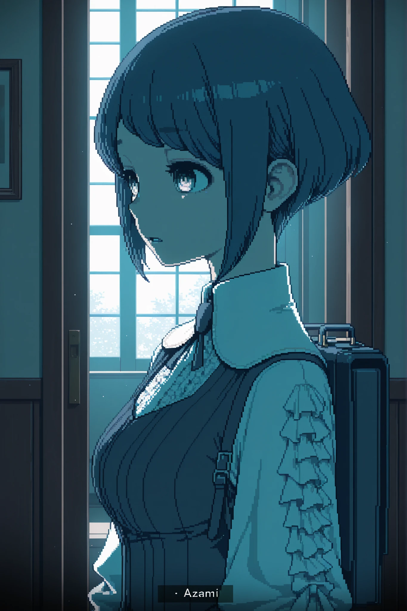 masterpiece, high quality, better lighting, absurd, best quality,
anime screenshots, anime coloring,
kaicen, azami,
