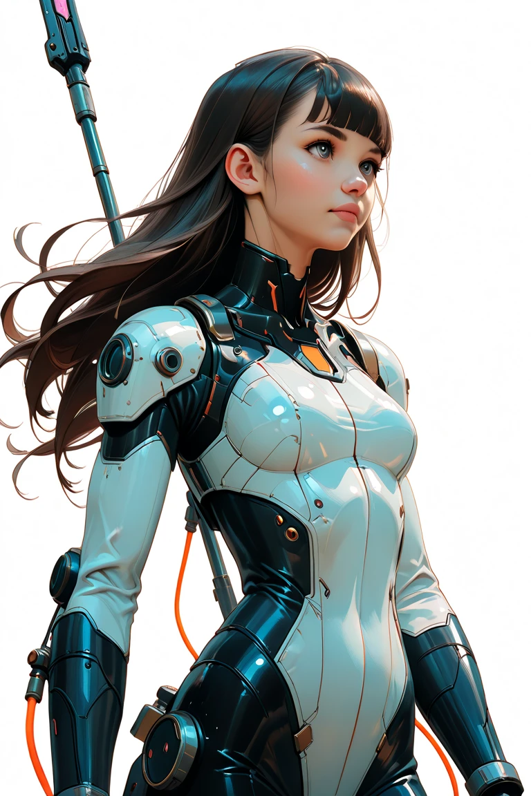 1girl, cyborg ,
mechanical arms
turtleneck tight sleeveless
long black straight hair
oriental
anime gradient Ink strokes
flat, abstract,
by Uemura Shoen Yoshitaka Amano Harumi Hironaka