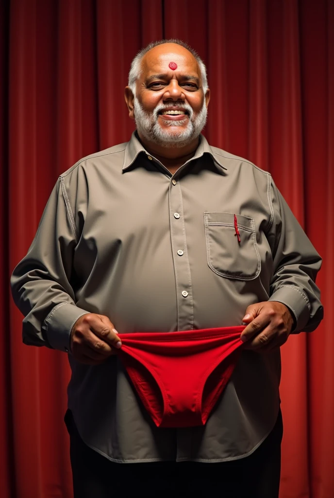 A man in Indian man were undervest and LUX Classio underwear