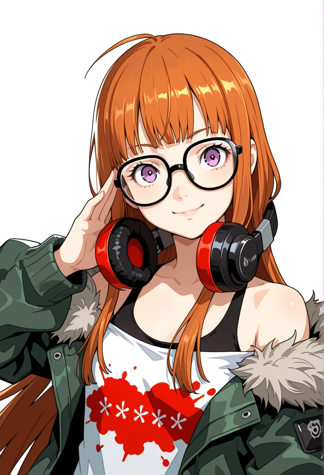 ((masterpiece, best quality)))
, solo, futaba