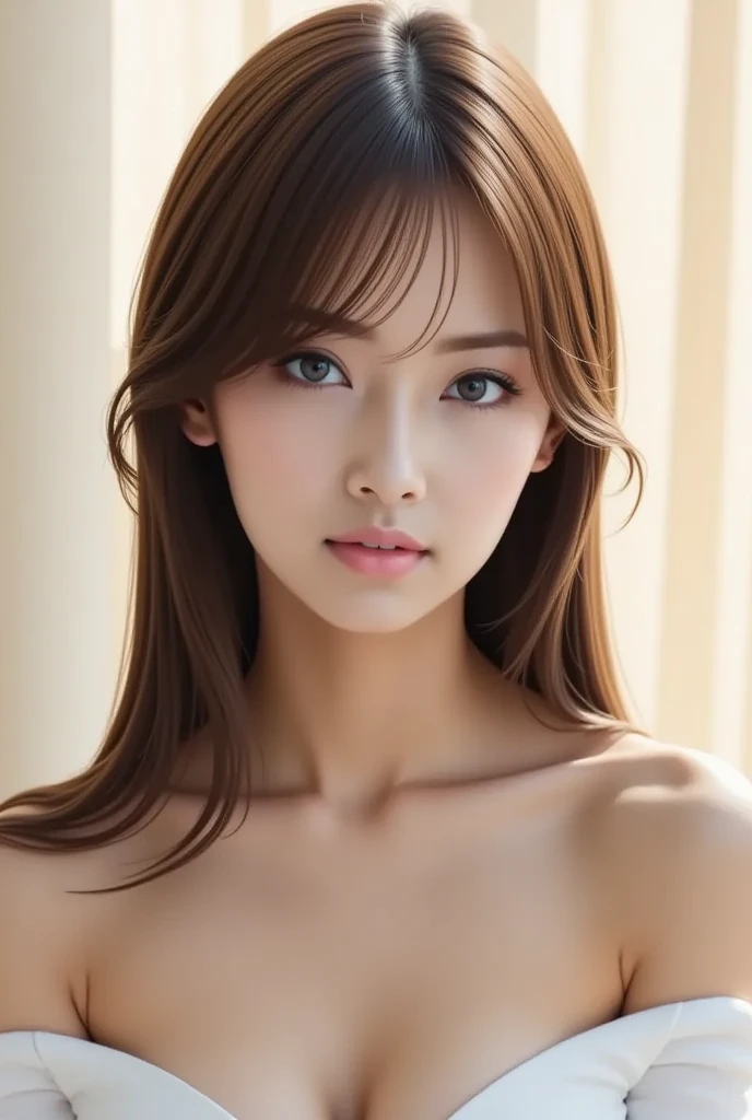 (masterpiece), (Realistic), (highest quality), blurred background, (beautiful_(intractive)_Symmetric_feminine_(Lovely)_Otaku:0.8_model+face), Sunburned+woman_28+Year, straight_blonde_Loud volume_hair, (small)_amount, small_(Arched)_Eyebrow, Blue gray_almond_Flipped_eye, most beautiful_perfection_nose, beautiful_Dimples_round_feminine_cute_cheek, prominent cheek骨s_feminine_cheek骨, beautiful_feminine_lips, (rounded)_beautiful_feminine_Chin, beautiful_feminine_jaw, 175cm_beautiful_feminine_body, Moderate_chest, Moderate_chest, wear_feminine_white_ditch_coin, Sensual_Friendly_Performance, (Looking_in_Audience), Portrait, colgine_笑face(16k, RAW Photos, highest quality, High resolution, ), （I can see a little bit of nipple swelling through my clothes.）High-definition RAW color photos, Professional photos, (Layered silhouette: 1.2), Complex patterns, , (Realisticな, photoRealisticな: 1.3), ( Japanese Girls), , 巨乳 非常に張りのあるchest、垂れていないchest、chestの谷間を見せている。Too much exposure、（NSFW）Shine, (細かいface: 1.2), (masterpiece: 1.5),きめ細かいbeautiful肌, (cute:1.2), (sexy) (highest quality :1.2),((A girl, 1 girl : 1.3), solo, solo focus))、(One head according to human anatomy、Two Arms、Two Legs、Five Fingers)
「奇形や不自然なbodyの部位がない,完全に正常な人間のbody型」「人間の解剖学に忠実なwomanの描写」、(健康的inバランスの取れた生き生きとしたwomanのPerformance)