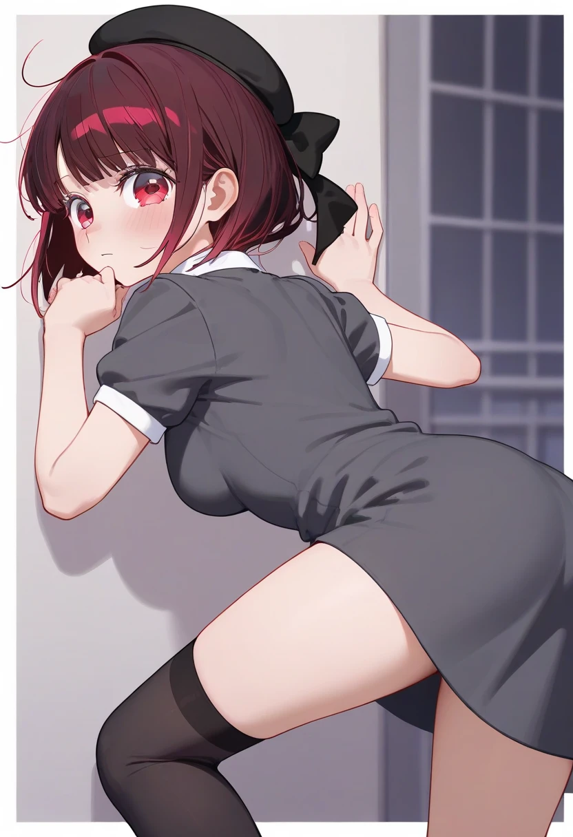 business suit，piece，Cry，Leg spread，Love juice，Nipples，White underwear，blush，Elevation，Sweat，Vibe