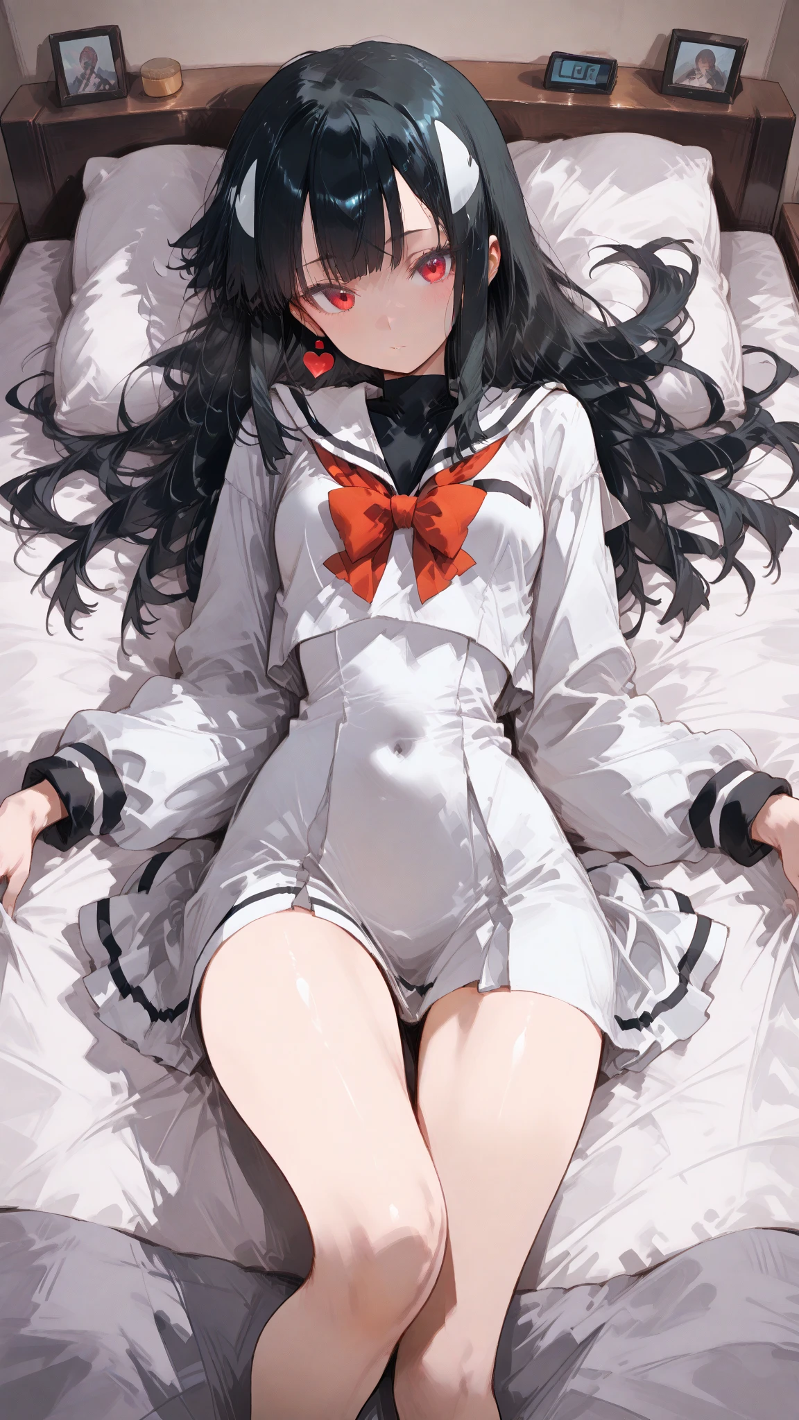 {{{{amazing quality, great quality, high quality, very aesthetic, aesthetic, best quality}}}}, 
realistic, photo, shadow, Three-dimensional, absurdres, Digital art, 
{{{{Magical girl}}}}, beautiful girl, one girl, 
black hair, long hair, straight hair, trimmed hair, shiny hair, blunt bangs, short sideburns, 
brown eyes, tareme, 
{{flat chest}}, {{small breasts}}, {{detailed body}}, slim thighs, thin thighs, 
{{white leotard}, {leotard peek}}, {{pink sailor collar}}, {{pink elbow_gloves}}, {{red boots}}, 
ribbon trim, red bow tie, heart brooch, thigh strap, white headband, white circlet, white cloak, 
{{both shoulders expose}}, 
{{magic circle}}, distress, resistance, defeat, sexual pleasure, troubled face, 
orgasm, sensitive body, Sweat, trembling, 1girl, torn clothes, wet clothes, melted clothes, see through clothes, damaged clothes, takes a bath, immersed up to her shoulders in cloudy liquid, 
covered in cloudy liquid, 