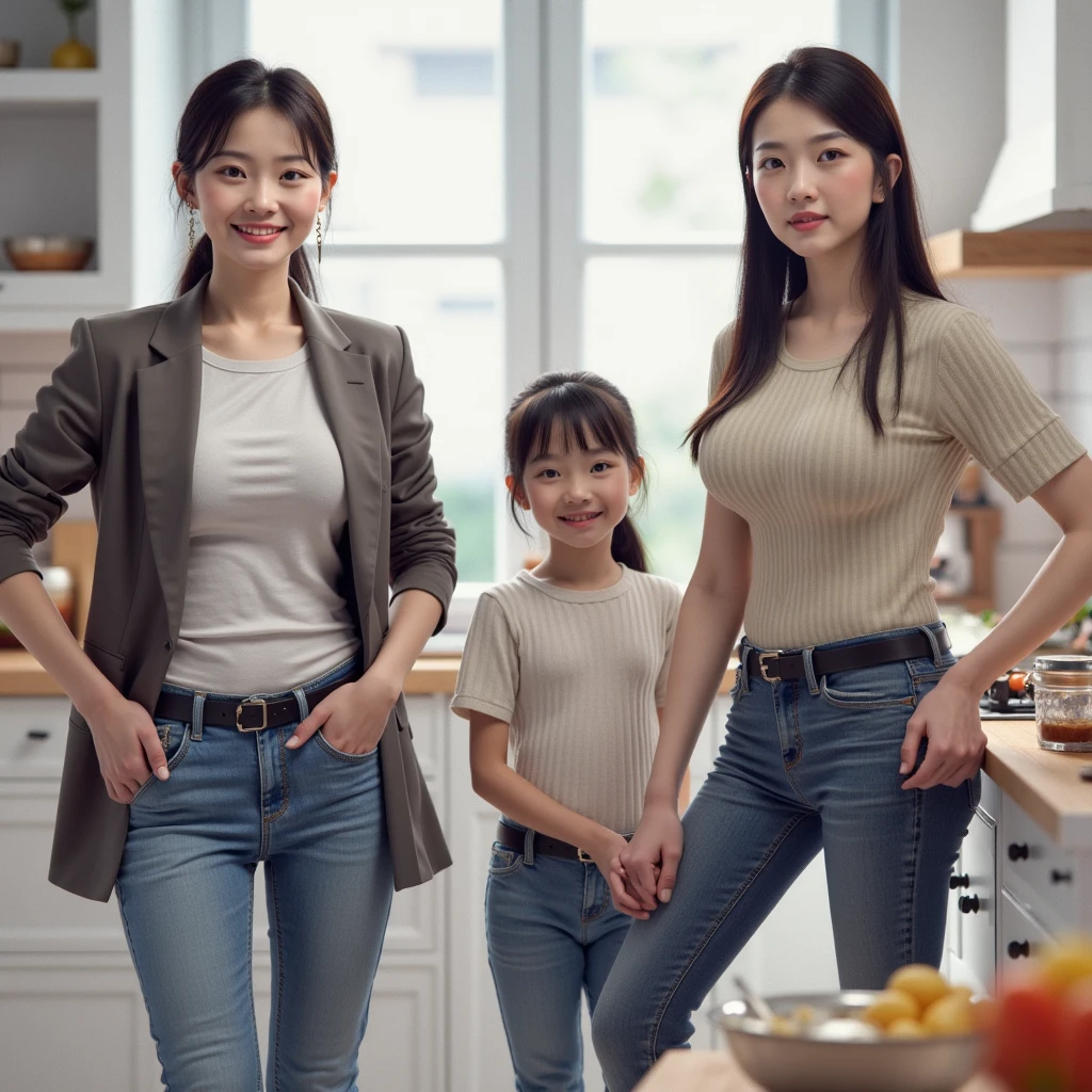 A hybrid of Japan woman and Indian woman. Her height has stopped growing since she was an infant, and she is extremely petite and only 1 foot 5 inches. Wearing an asbestos shirt. --auto
