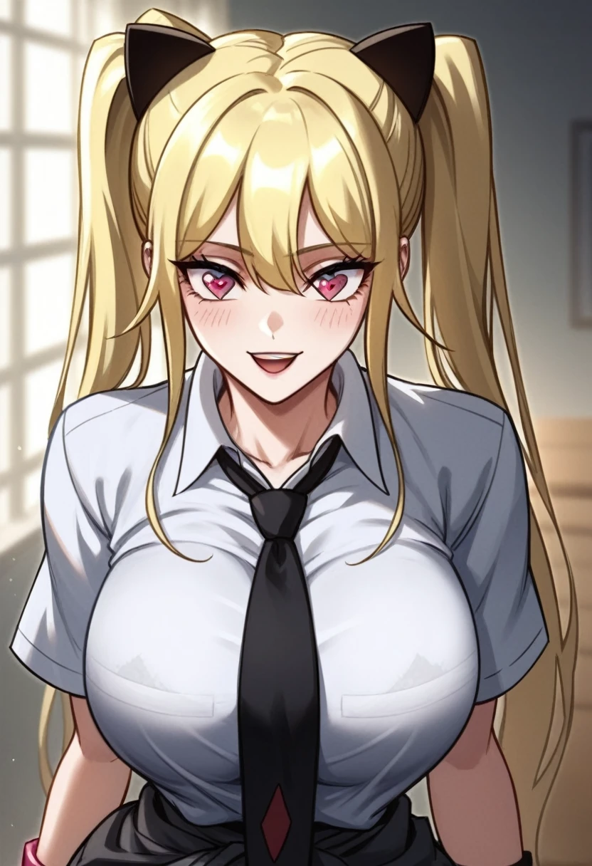 Expressiveh, egirlthot, chibiIcon, , score_9, score_8_up, score_8, (top quality,8k wallpaper),(masterpiece,best quality:1.2), ((source_anime, anime)), 1girl, , goat pupils, ((blonde hair, long hair, )), old, mother, milf, nurse , ,, tan skin, makeup, tan skin, saggy breasts, amused eyes, amused smile, , , wide eyes, jealous, jealousy, very jealous, yandere, nurse, nursing, medic, , , blonde eyebrows, indoors, , , egirlthot, , obsessive, , black mascara, black eyeliner, yellow eyes, , , Goth girl, egirlthot, , , big sister, , large eyes, beauty mark, , giggling, laughing, leaning , , athletic , long fingernails,s1z3d1ff_t4lk, taller girl, standing, legs straight, bent forwards, arched back, hands on knees, cleavage, breasts squished between arms, [[from below]:0.5], pov, eye contact, chibi, icon, cartoon,