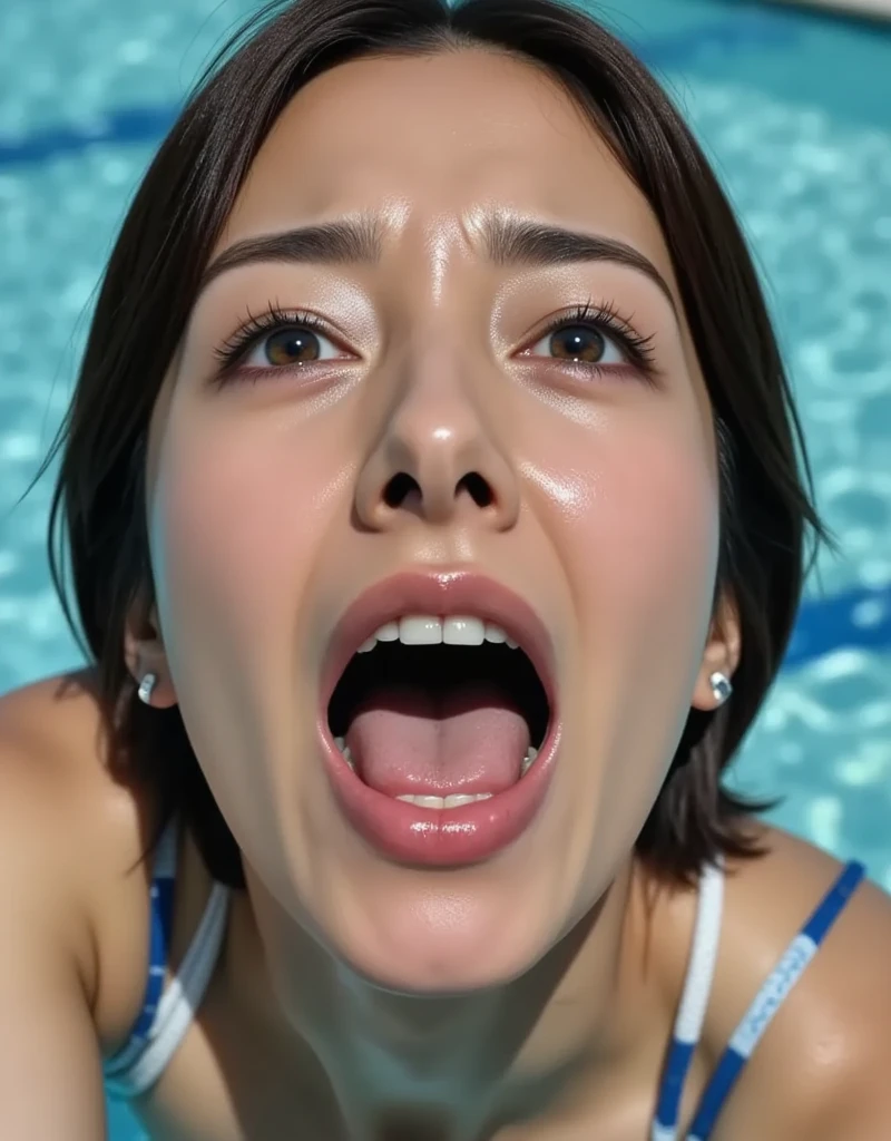 Beautiful Japanese Women,Taylor Hill,(photo Realistic:1.4), (hyper Realistic:1.4), (Realistic:1.3),Very detailed,Eyelashes High resolution eye depiction, Focus your eyes, Nose and mouth,Face Focus, Woman with open mouth and closed eyes, Completely naked、Age 35,Black-haired、Symmetrical face,Realistic nostrils、Elongated C-shaped nostrils,,、((Sweaty skin))、Sweaty肌を際立たせる照明、Sweaty, Shiny skin、((Glowing Skin))、((Wet and shiny 舌))、Attractive body,Beautiful breasts,((Life,floor))Beautiful breasts,((Tennis court,Tennis uniform,Sleeping in front of the tennis net,Sleeping surrounded by tennis balls))、tongue, tongue out, ahegao, oral invitation, long tongue,(((Drunk,Kime sex,Drug Junkie,Tripで狂った表情,Screaming face like a wild beast)))There are multiple strings of saliva in the mouth, above and below.,((The area under my nose is wet and shiny with snot))Trip,Drug addict facial expression,Beautiful Japan actress,