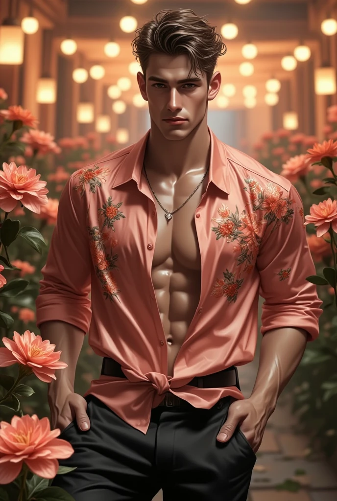 in jc leyendecker and paul cadmus art style, "the healer", fullbody, a young latino man MEDITATING, soft colors, with a confident look, shirtless, pantless, smiling, sexy gaze, perfect anatomy, the merchant, shelves with pencils, pens, brushes, rulers, books, notebooks, squares, plans and maps ,skinny detailed muscles, muscled legs, handsome, gorgeous, man adventurer, latino, rose, smirk, short bob haircut, ruffles, silk, reach intricate background LARGE WINDOWS TO SEE THE GARDEN, realism close up portrait, oil painting, masterpiece, shadows, expert, insanely detailed, 4k resolution, caravaggio, john william waterhouse, By Caravaggio colours, chiaroscuro, mtg, dnd, fantasy, Watercolor, trending on artstation, sharp focus, studio photo, intricate details, highly detailed, by greg rutkowski
