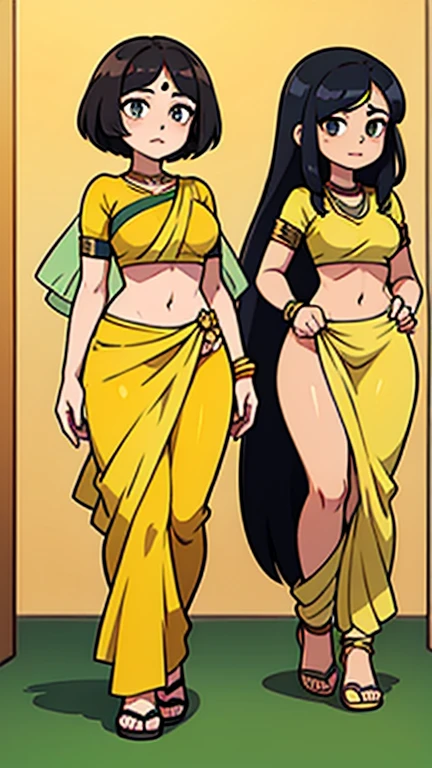 Desi woman in saree ,big cleavage 