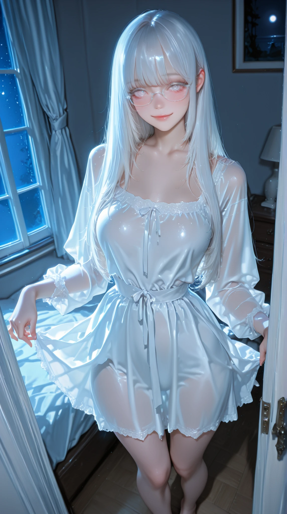 (Canon RF85mmf/1.2), (8ก, RAW Photos, Highest quality), (masterpiece), (Realistic, photograph Realistic), (Very detailed, Very detailedな, Best image quality, Amazing details, High resolution, Very detailed, Very detailedな, Very delicate and beautiful work.), Beautiful girl with details, Solo Girl, ((Perfect shape)), Very detailed eyes and face, White skin, Noble Beauty, ((Fine texture, Hair follicle)), Perfect Anatomy, Beautiful details down to the last detail., Delicate face, (Slim, narrow waist, Very big ass), (The chest size is small、Big Breasts、), (lift:1.3), (Cute Face, Eyes full of soul, Glowing Eyes), (Beautiful and clear eyes), (Tie your hair in a big bun.), (smile:1.0), (Attractive look), (attractive appearance), ((Expensive and sexy light blue see-through queen lace dress:1.8)), (crown diamond gear), (Diamond Necklace, Diamond Earrings), ((I saw a tall palace in the middle of the night., moonlight)), Physical Rendering, Realistic light, (((Upper Body:1.3))), ((View the viewer:1.3)), ((stand)), ((from the front))、One Japanese girl,18-year-old、Very detailed, dynamic post, Dynamic Angle, Cowboy Shot,Pink Lingerie、Orange pink underwear、Breast in pregnant women、Milk dripping from her lingerie、round face、Chubby、Very large breasts、Big Breasts、The groin area is very swollen、