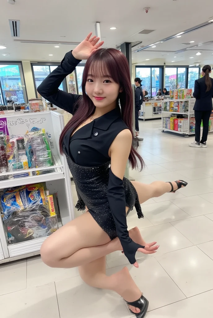 ulzzang -6500-v1.1、(top-quality、​masterpiece)、(Raw foto:1.2)、(Photorealsitic:1.4)、top-quality、masters、illustratio、an extremely delicious and beautiful、extremely details CG、Unity、8k wallpaper、astonishing、finely detail、Master's masterpieces、best qualtiy、Official art、extremely detailed CG unified 8k wallpaper、huge filesize、ighly detailed、Single girl in high resolution、(Completely next to each other without separating people), (There is no limit to one work), Teens to 20s、(Representation of the human body based on accurate anatomy)、 intricate detailes、((Japan schoolgirl in short skirt in uniform.)), (Neat white sleeveless knit and super mini navy blue pleated skirt), bionde、((large full breasts))、(Women with big breasts), (Sleeveless knitwear is large and braless, So it's cramped),、(skinny thigh)、Very beautiful eyes、Bright ultramarine eyes、(Detailed pupils that reflect light)、(The iris of the eye is painted with fine patterned details)、Natural Eyeshadow、Drawing realistic shadows on the body assuming a light source., Cute girl and mature beauty、Whitening skin、a baby face、(Before and after standing々Pose, Squatting, or sleeping)、Poses that emphasize the buttocks、red blush、I don't want to hide my ass、an ecstatic look on one's face, troubled look, ssmile、Many races、Show off your plump buttocks、Who wants to show off their butt、(Twisting the skirt), I can see panties, (Pink Panties), (Sit and open legs), ((Fold your middle and ring fingers to touch your panties)), bare butts、Backward posture, (Any pose, Because the skirt is constantly twisted by the wind or hands、Pants and buttocks are perfectly visible.), NSFW、Beautiful garden with flowers、Clear sunshine、a short bob