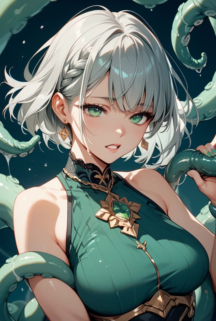 ((Cthulhu:1.3)),、((Upper Body:1.3))masterpiece, highest quality, Illustrations for novels, High resolution, 18+ Adult content, Sensual, Intimate, Emotional, Passionate, romantic, sweet, Adorable, Innocent, Pure, Fascinating, Fascinating, attractive, Mysterious, Fascinating, Fascinating, Immersive, Fascinating, dream-like, Surreal,