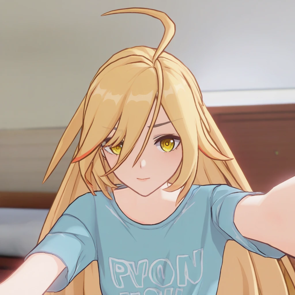 ((4K, master piece, Best Quality)), power , blonde , chifres , 1girl in , medium breasts, smug , evil smile , (sexy body ) white shirt , black thong pantie , sweat . Front , night , fighting, blood .